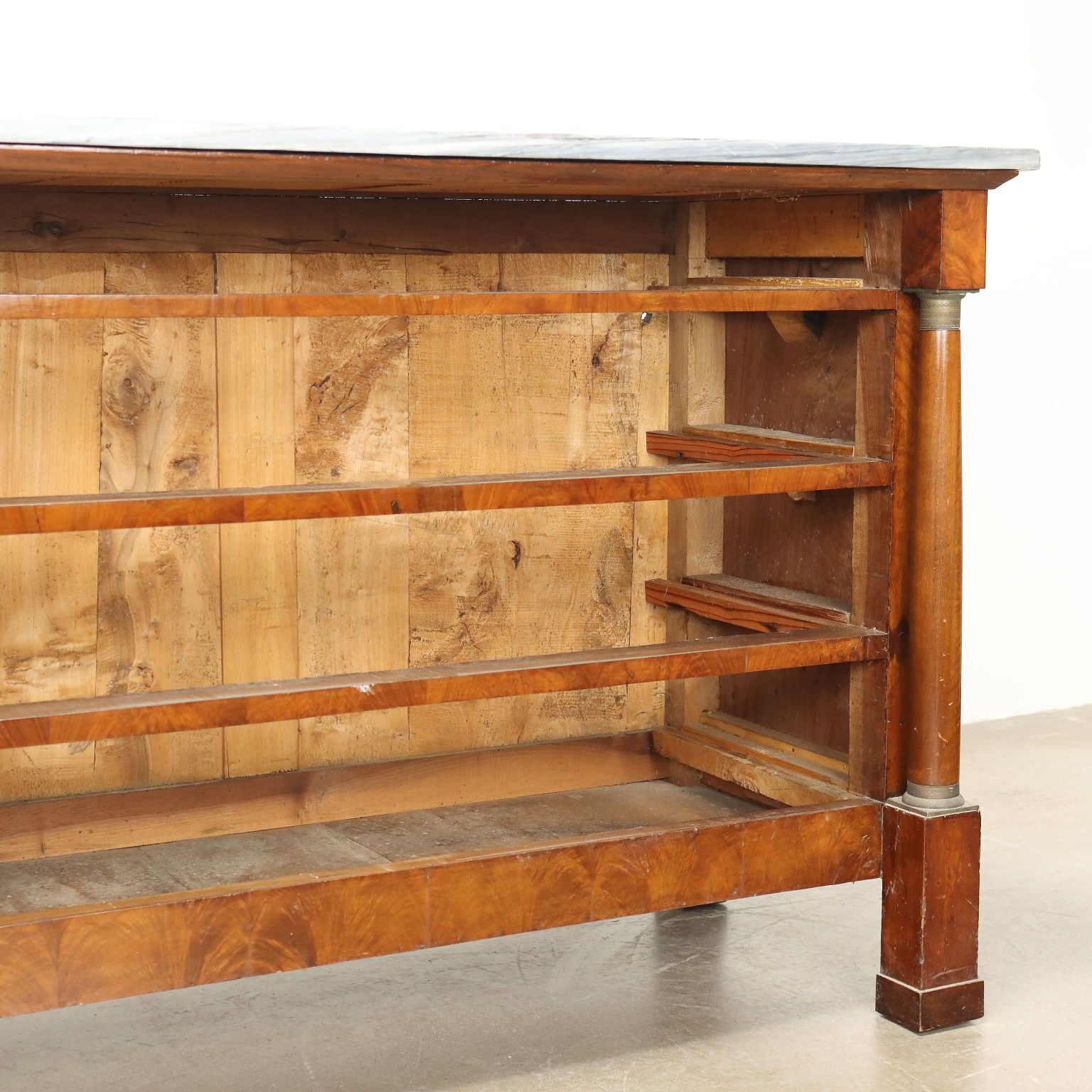 Antique Empire Chest Of Drawers Walnut 4 Drawers Italy XIX Century photo vintage