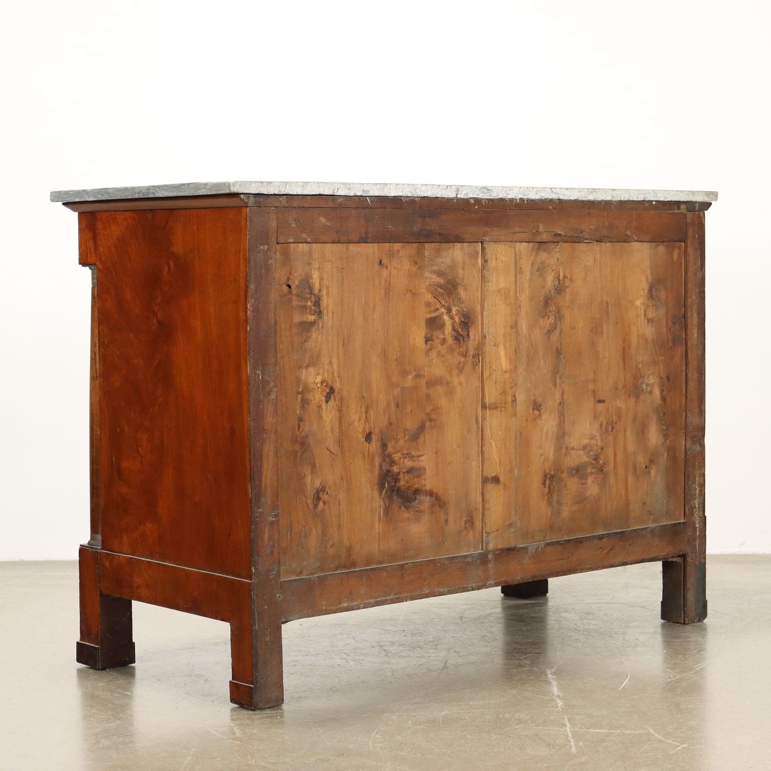 photo furniture Antique Empire Chest Of Drawers Walnut 4 Drawers Italy XIX Century