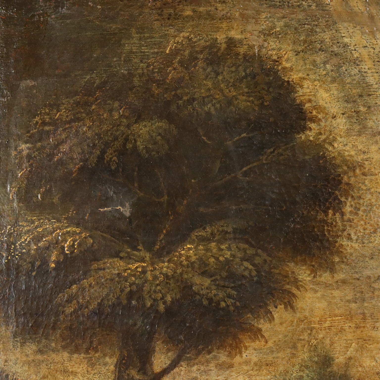 Landscape With Shepherd And Sheep Oil On Canvas XVIII Century photo buy