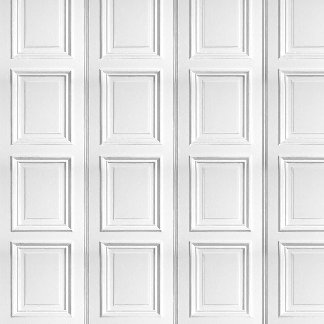 Wallpaper Mineheart Panelling White /Grey 52cm Wide 2 Rolls photo furniture