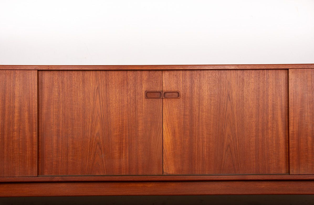 Very Large Danish Sideboard 255 Cm In Teak 1960. photo Furniture