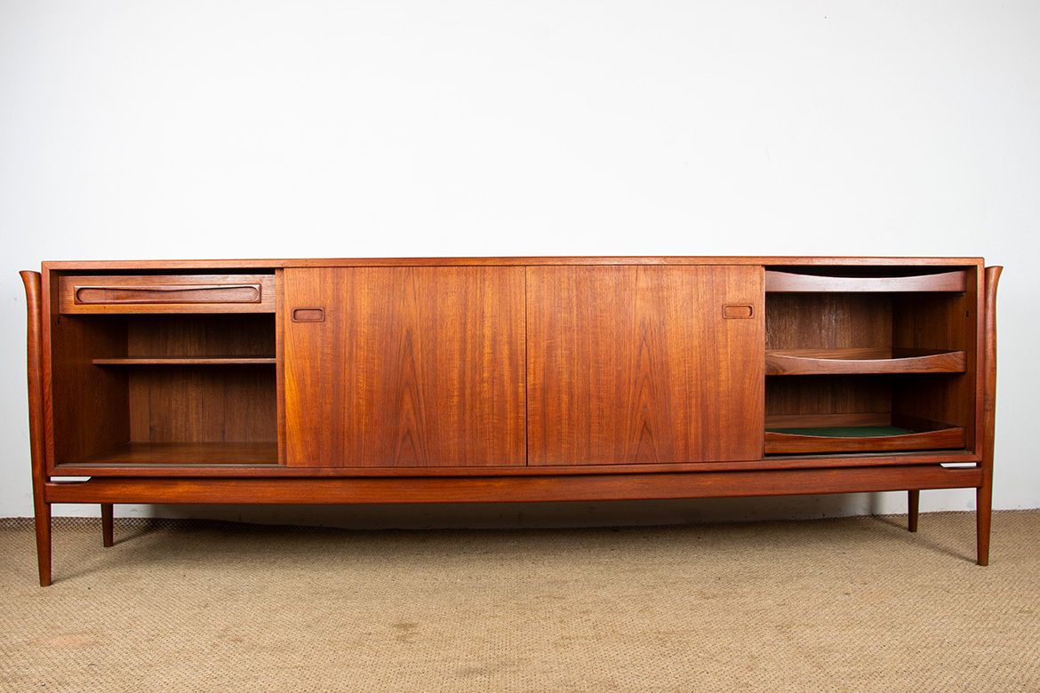 4000.0 Grande enfilade danoise en teck 255 cm, 1960. photo