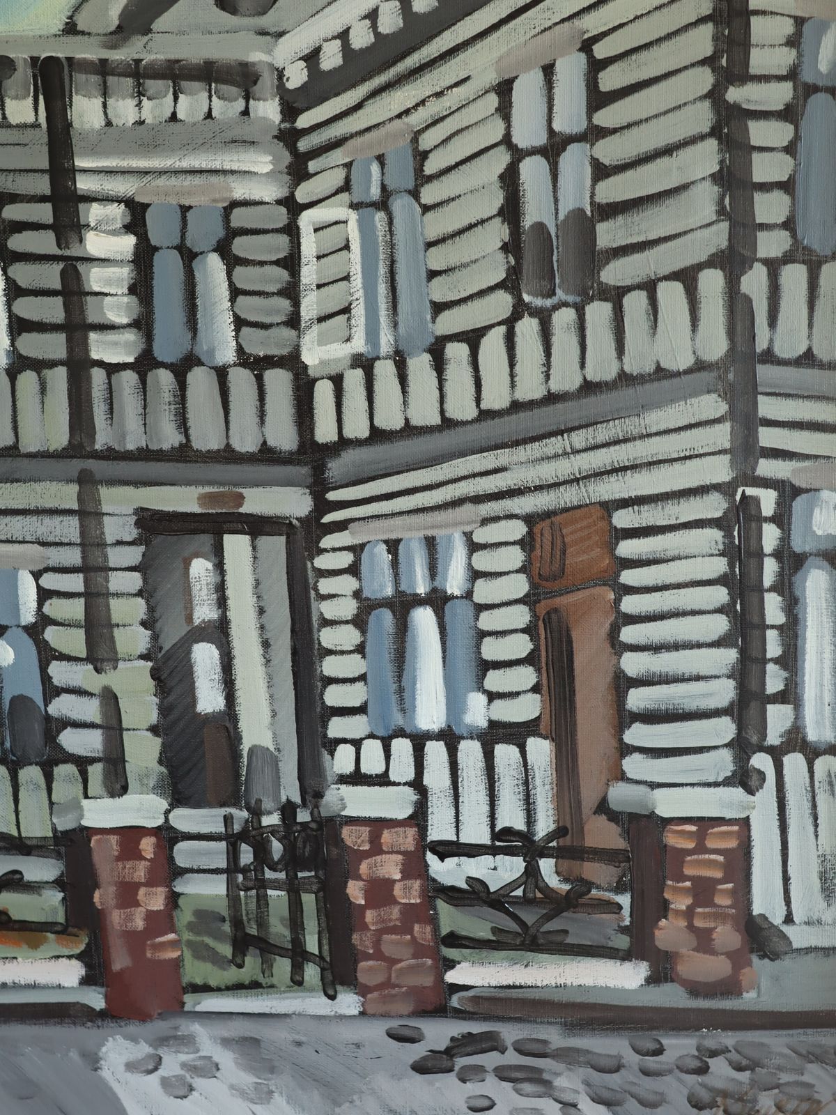 photo furniture Street Scenes Facade In Focus , Oil Painting