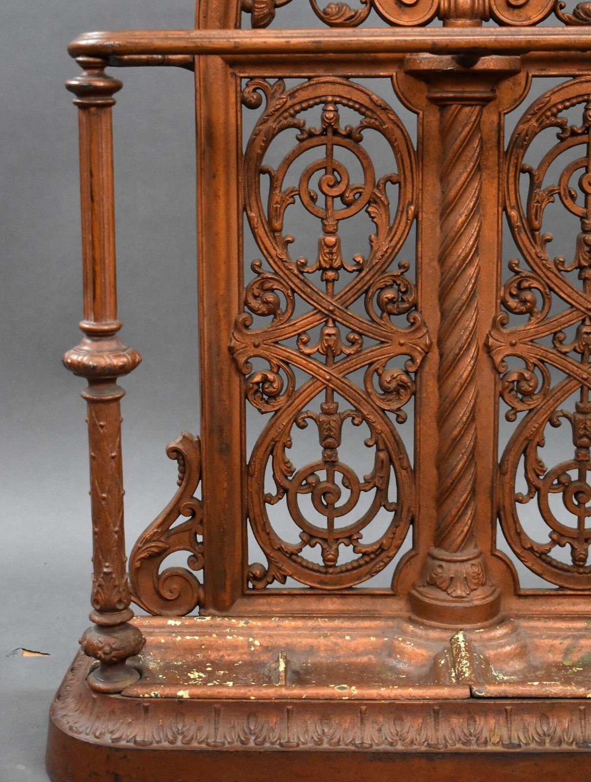 Victorian Cast Iron Stick Stand By Falkirk Foundry (C.1880) photo 750.0