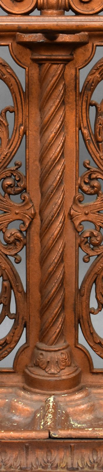 Victorian Cast Iron Stick Stand By Falkirk Foundry (C.1880) photo vinterior