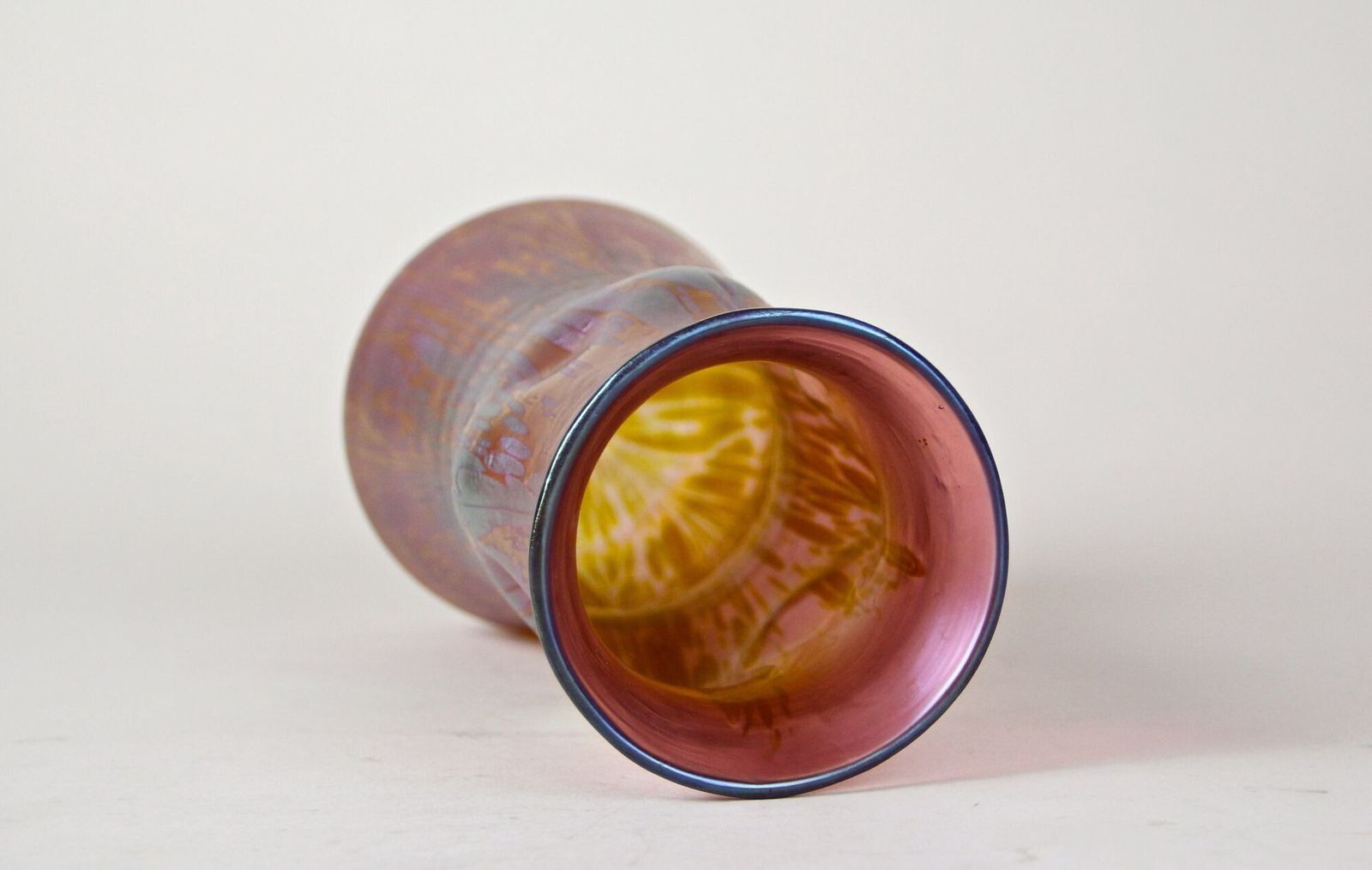 Art Nouveau Glass Vase By Loetz Witwe   Decor Medici Pink Iridescent, Cz, 1902 photo 4750.0