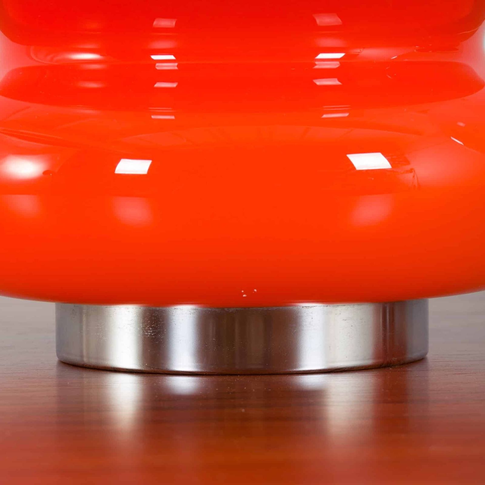 photo furniture Pair Italian Space Age Mazzega Murano Glass Table Lamps Attr. To Carlo Nason, Italy, 1970s