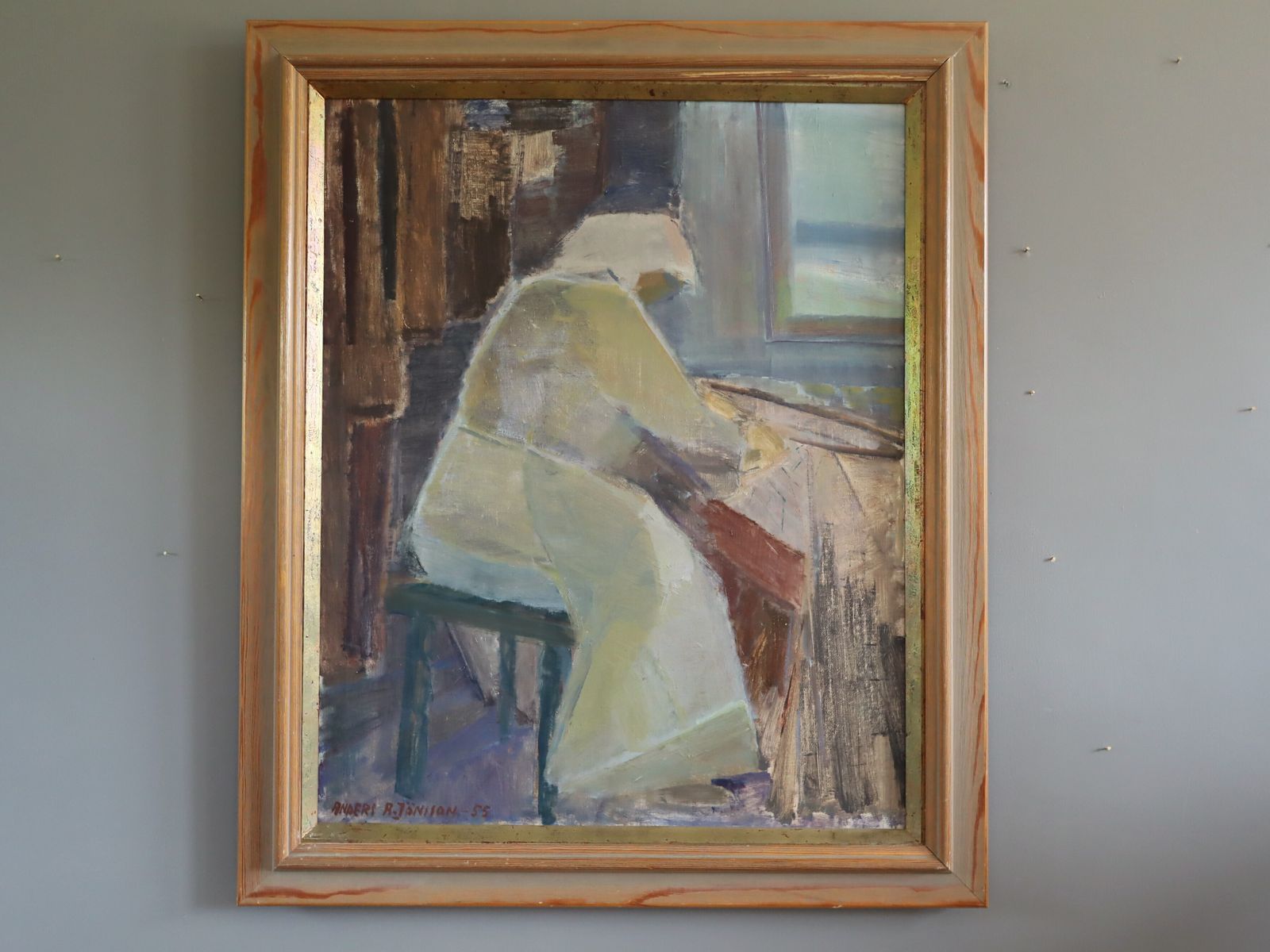 A Moment To Herself  Oil Painting