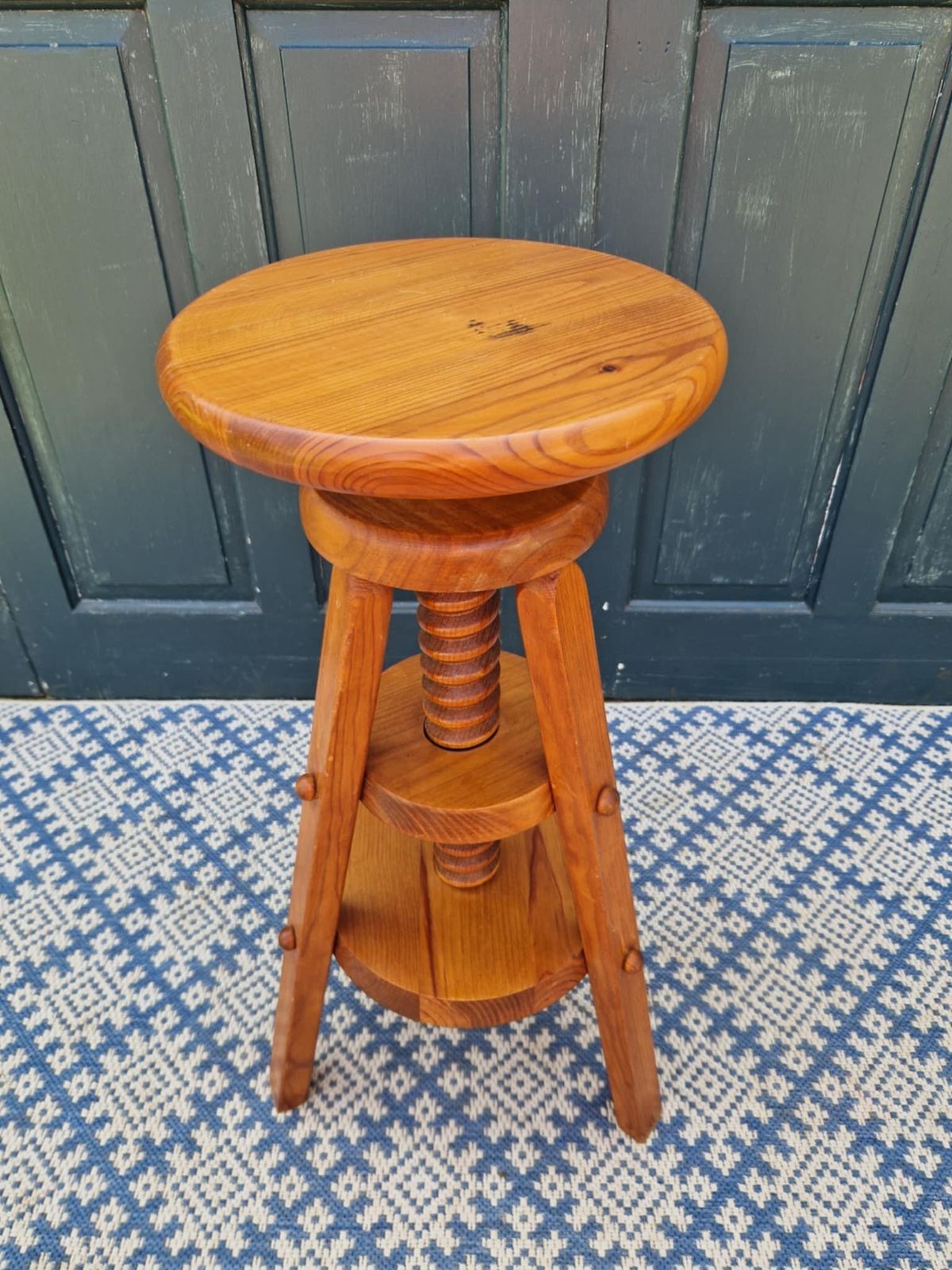 Swedish Pine Architect Stool photo Furniture