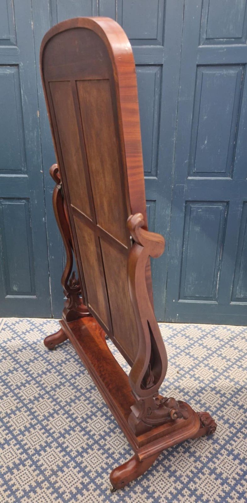 Victorian Cheval Mirror, 1800s photo Home Decor