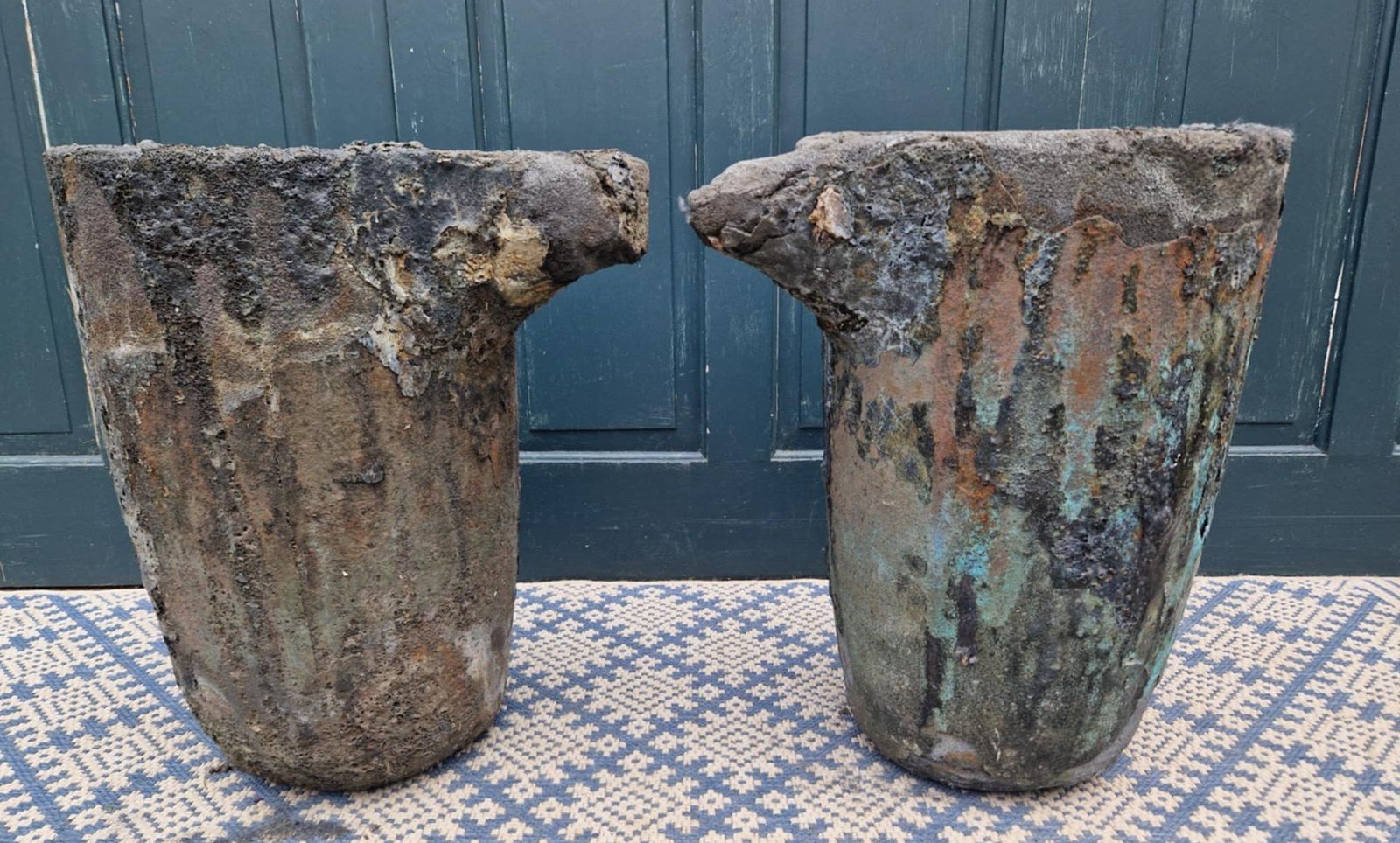 Foundry Crucibles   Pair photo furniture