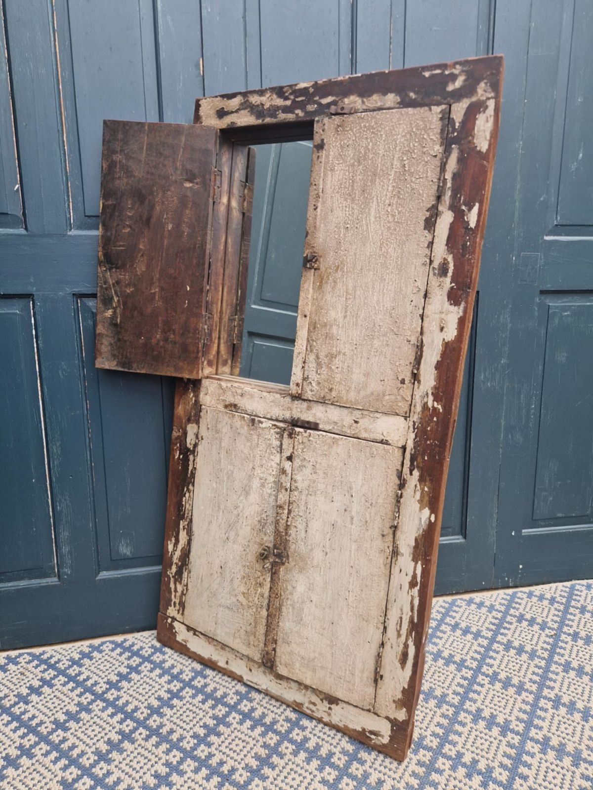 Double Shutter Window Frame Mirror photo 385.0