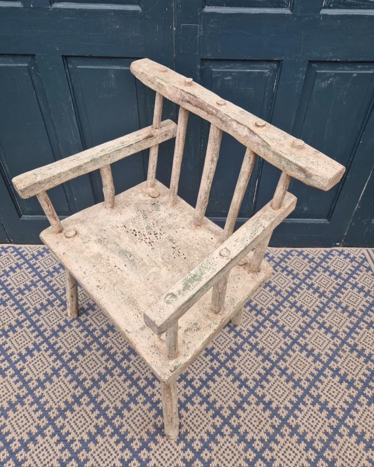 Irish Hedge Chair, 1800s, Antique photo 1820.0