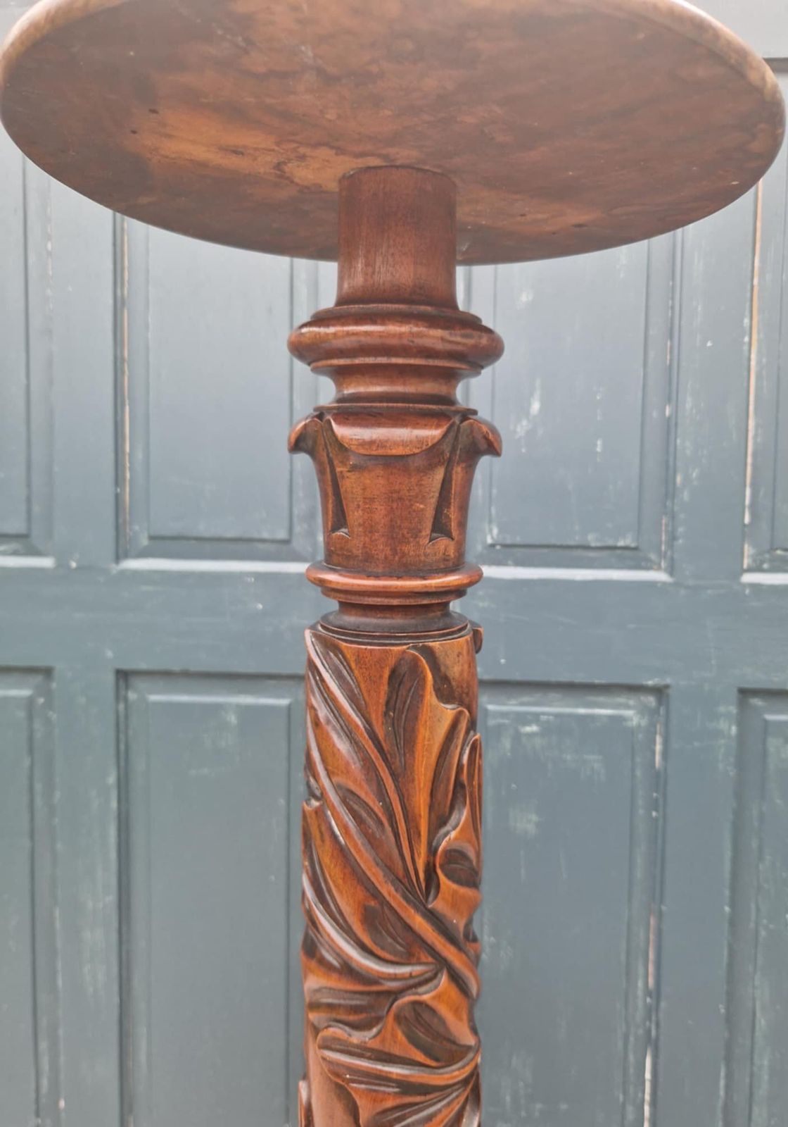 Mahogany Jardiniere Plant Stand photo vinterior
