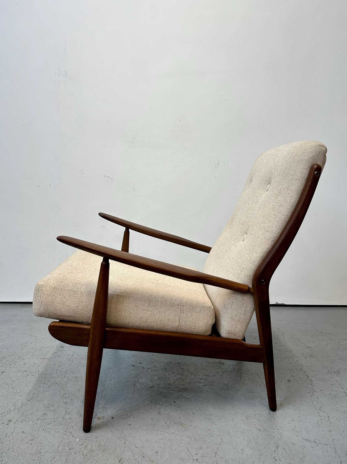 Vintage Scandart Teak Lounge Armchair. Danish Mid Century Wegner Vodder photo 580.0