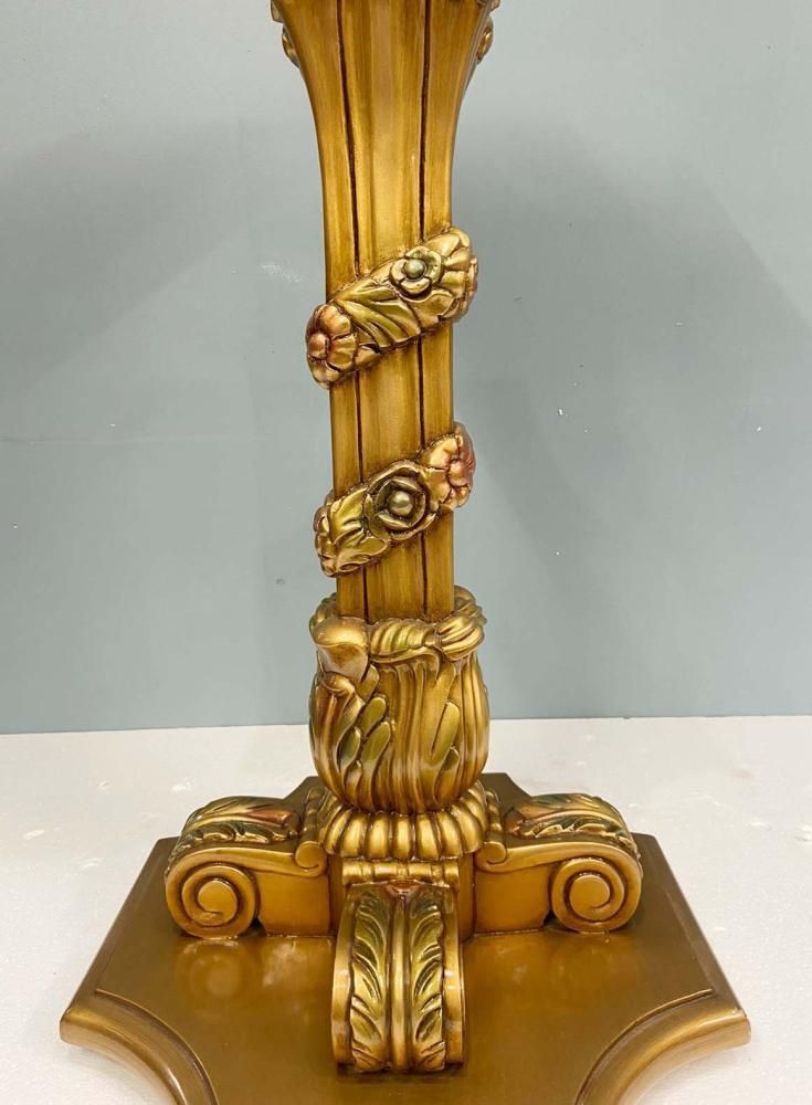 Pair French Gilt Pedestal Stands Neo Classical Baroque photo buy