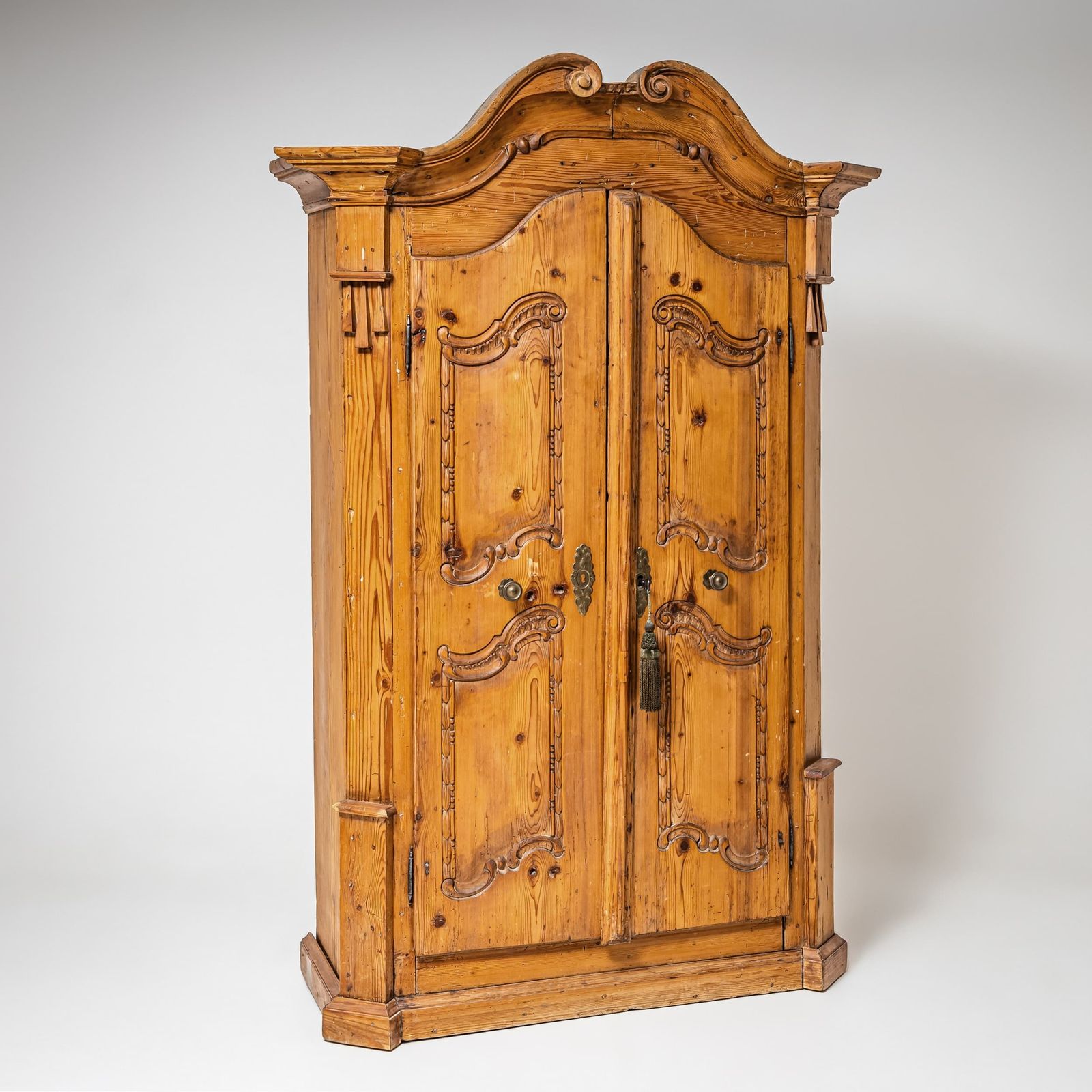 Irschenberg Softwood Armoire, 18th Century photo vintage