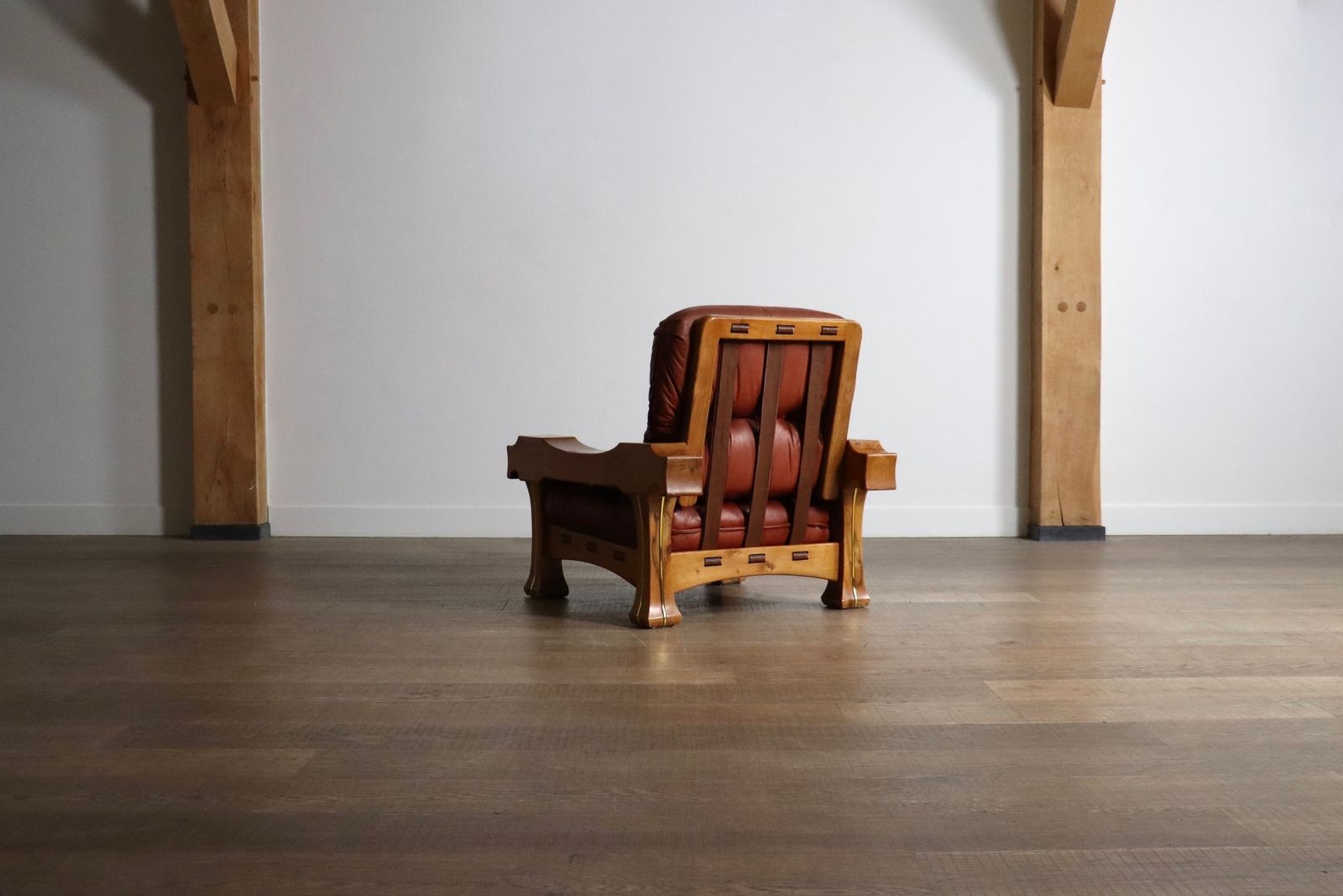 Hussar Lounge Chair By Luciano Frigerio, Italy 1970s photo buy