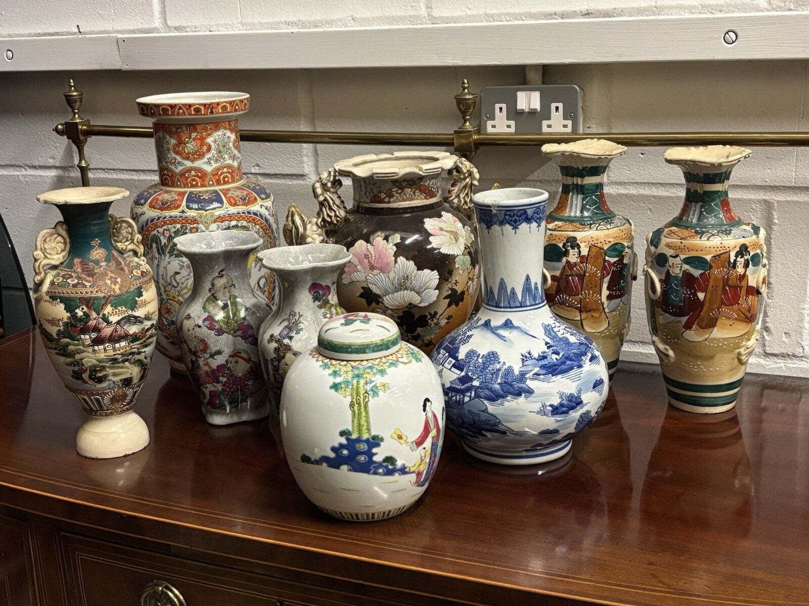 Collection Of Chinese Vases, Oriental photo furniture