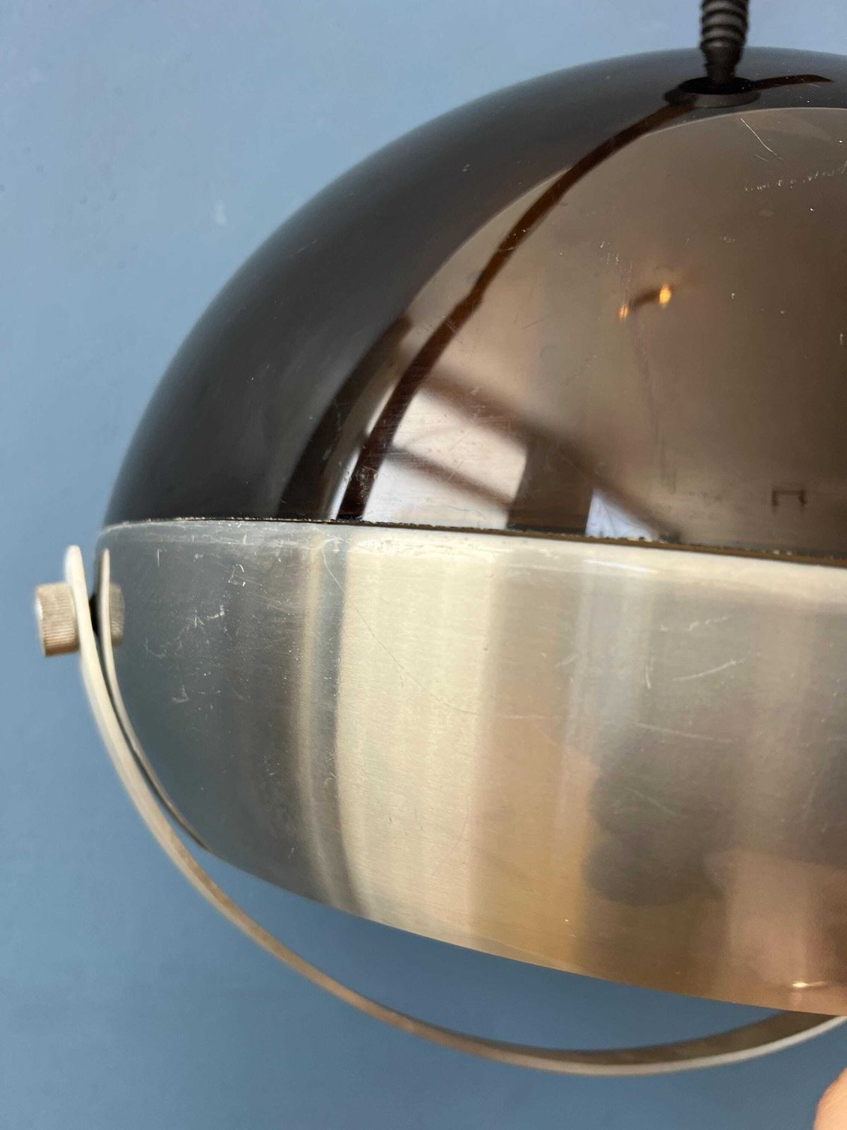 photo for sale Mid Century Lakro Space Age Dome Hanglamp