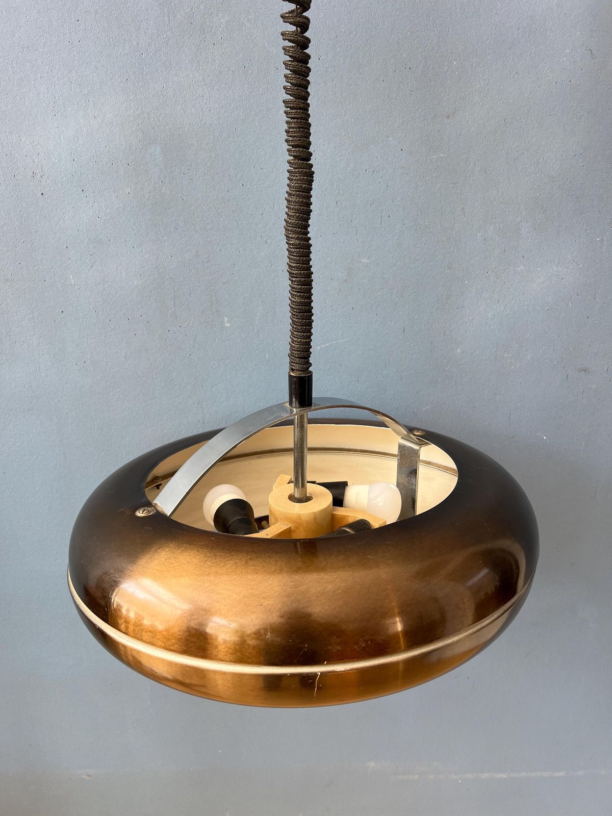 Vintage 'Copper' Ufo Pendant Lamp photo buy