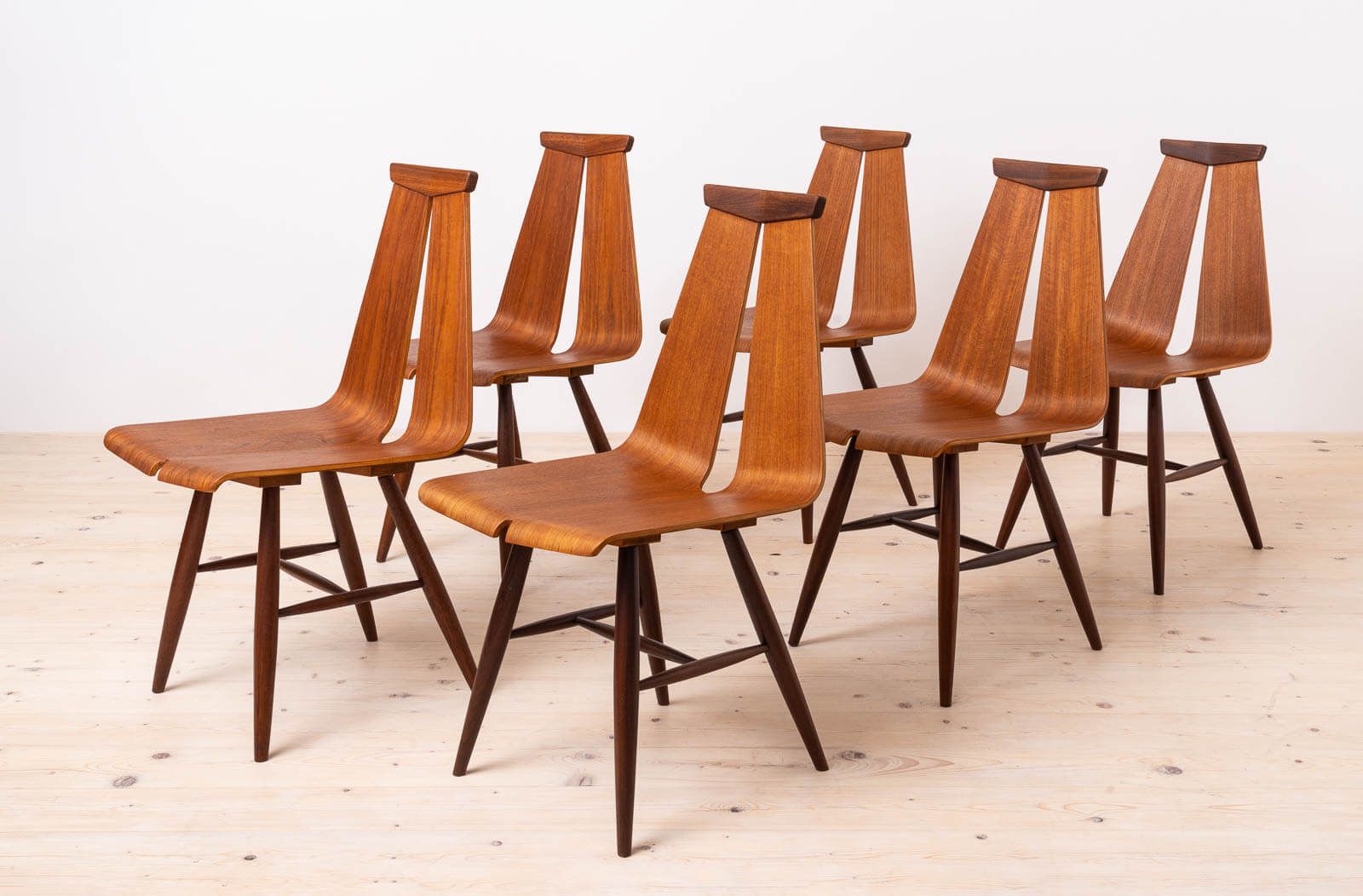 Set Of 6 Chairs By Risto Halme For Isku, Finland, 1960s photo furniture