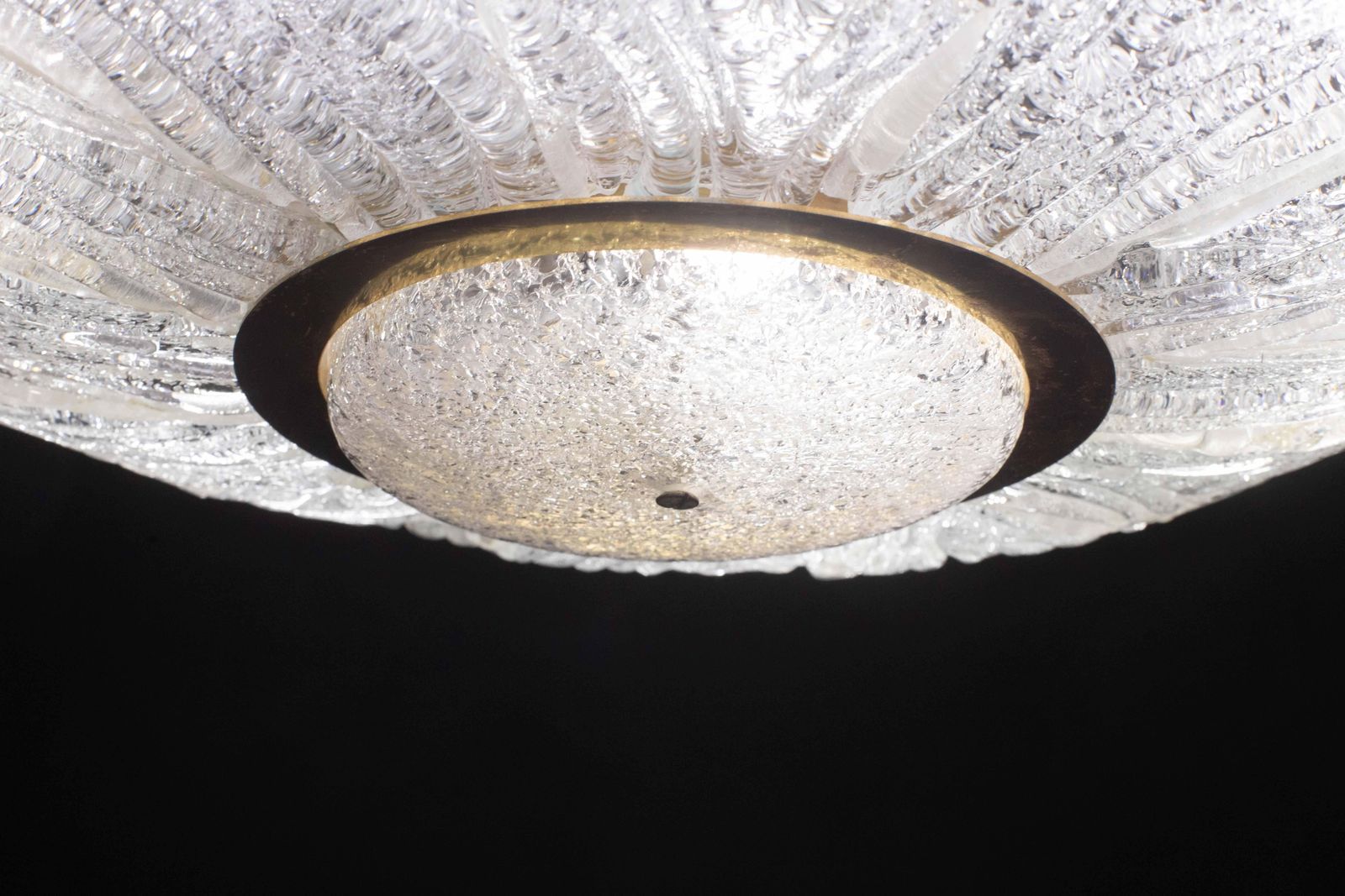 Luxurious Murano Glass Ceiling Lamp Model Royal By Barovier E Toso, 1970s photo buy