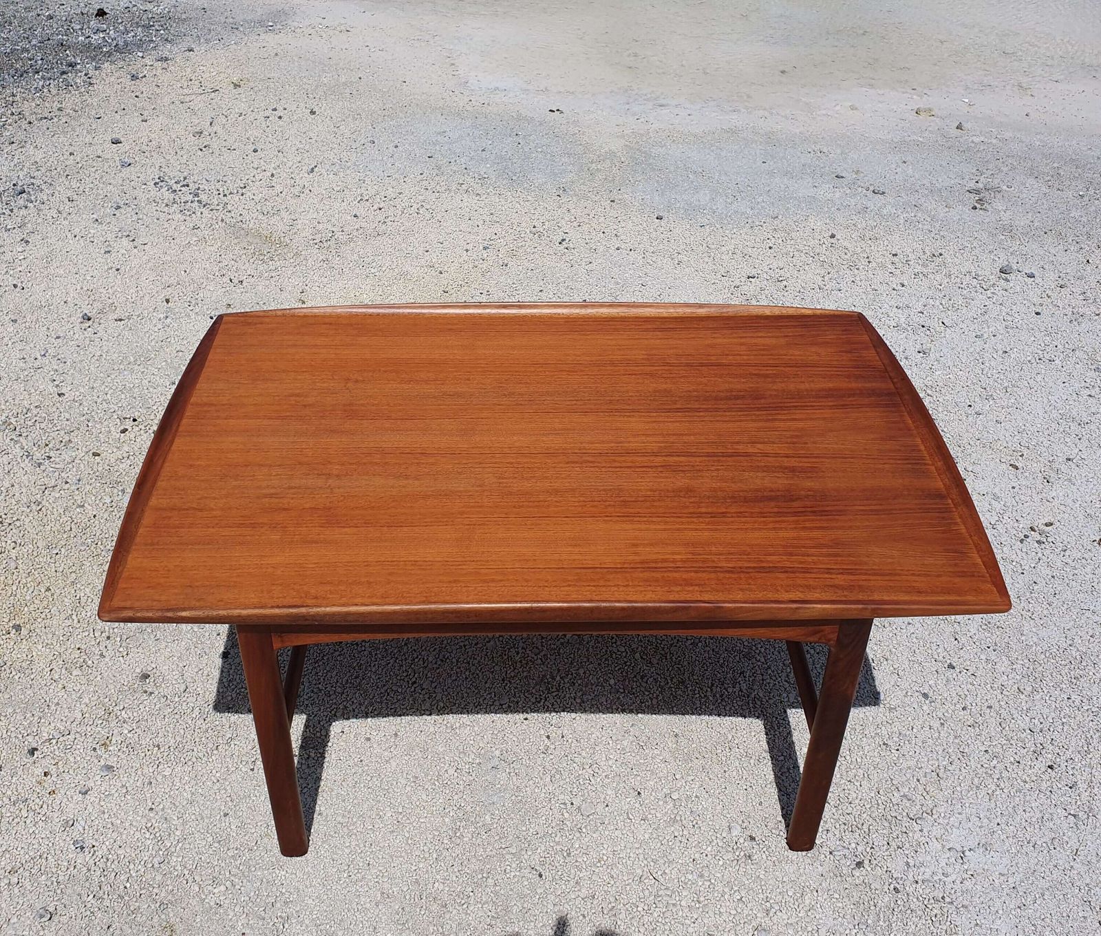 A Mid Century Teak "Frisco" Coffee Table Designed By Folke Ohlsson For Tingstroms, Sweden photo for sale