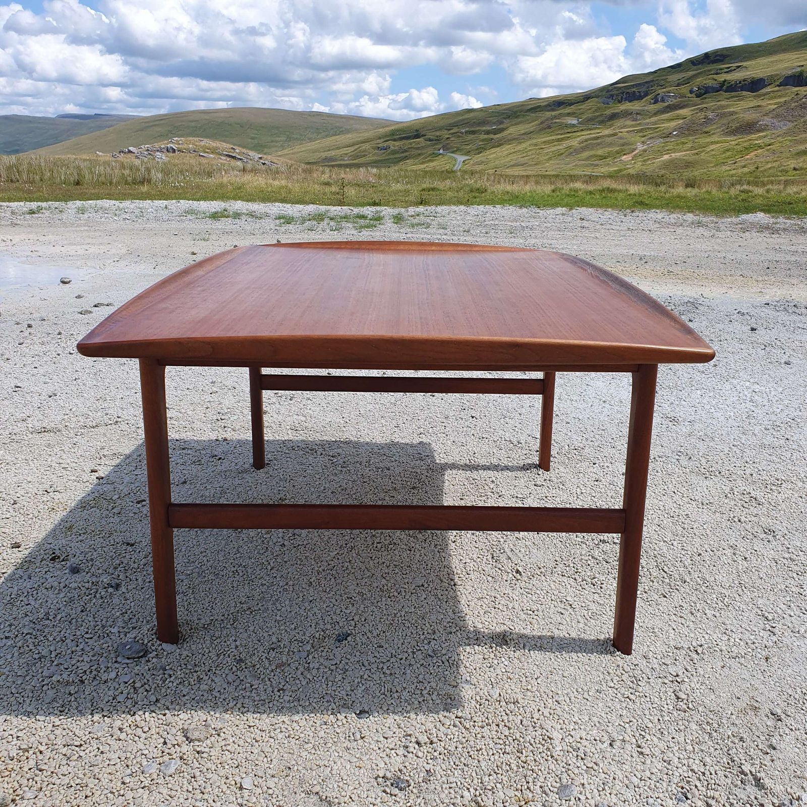 A Mid Century Teak "Frisco" Coffee Table Designed By Folke Ohlsson For Tingstroms, Sweden photo Furniture