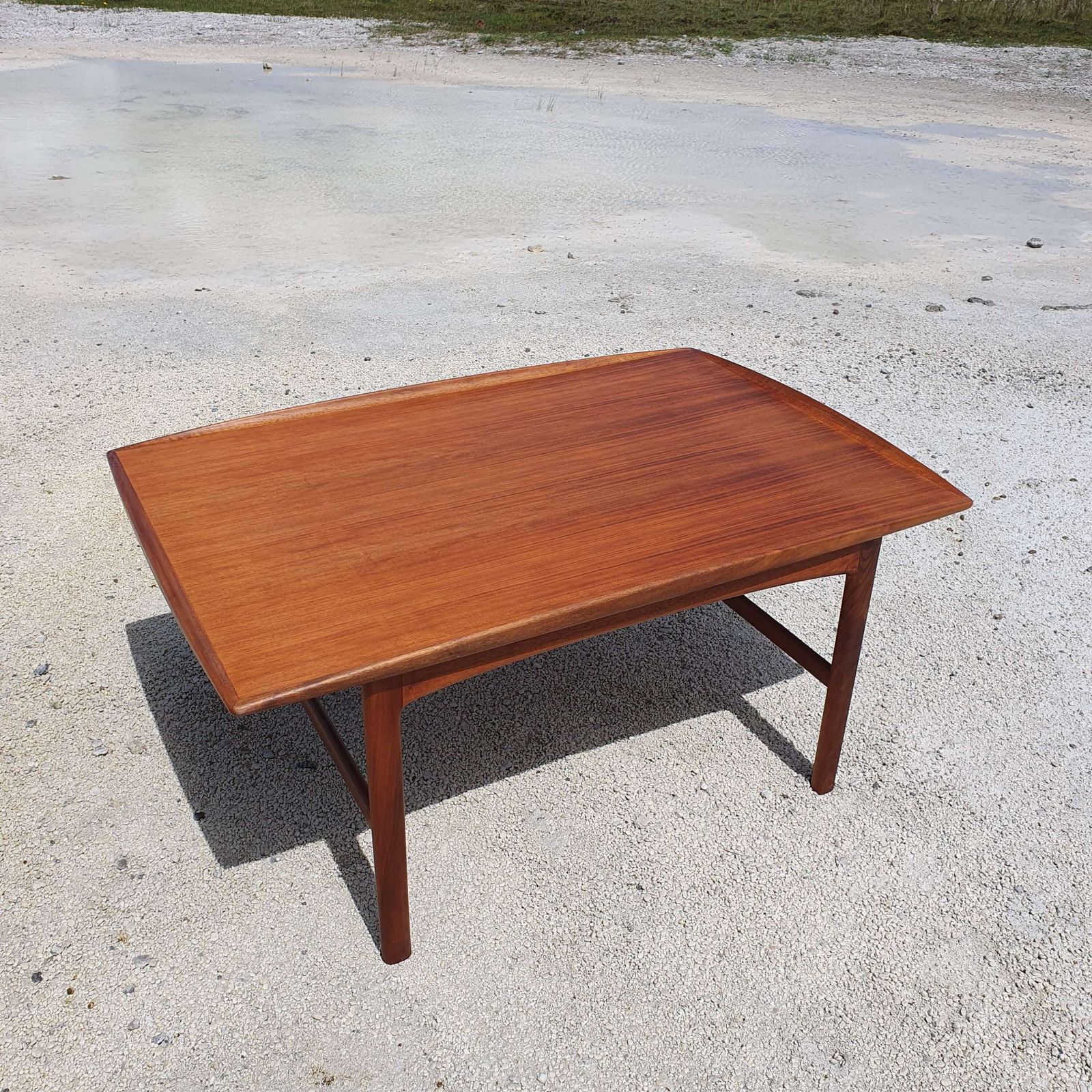 A Mid Century Teak "Frisco" Coffee Table Designed By Folke Ohlsson For Tingstroms, Sweden photo 290.0