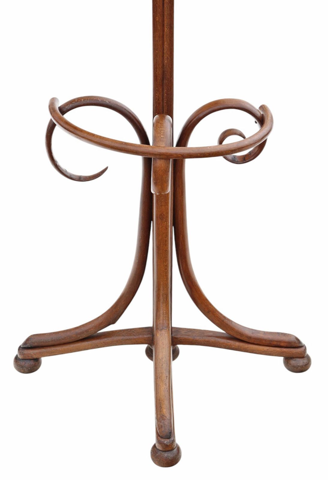 Antique C.1900 Large Bentwood Coat & Hat Stand – Quality Hall Rack, Wall Standing Design photo Furniture