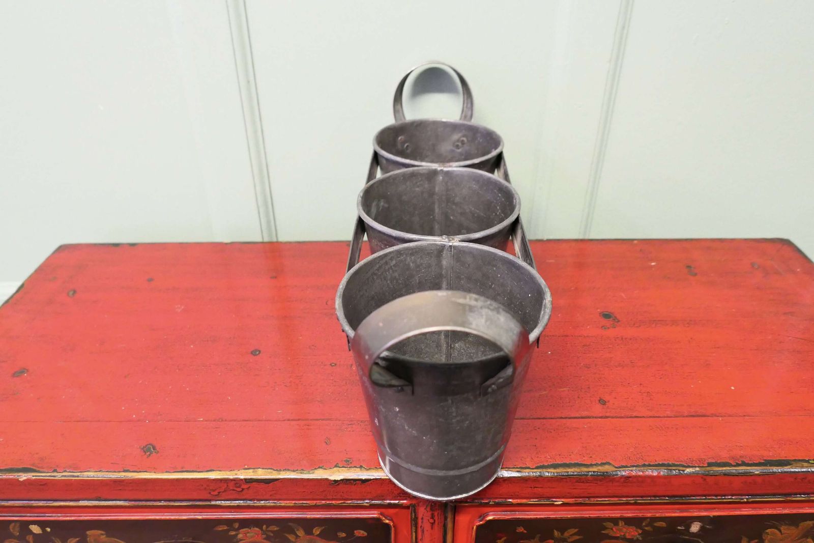 3 Pot Fresh Cut Flower Bucket Carrier photo 150.0
