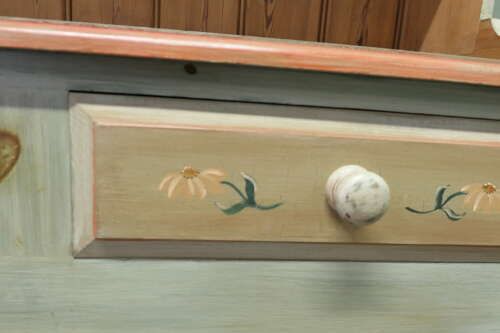 photo for sale A Superb Artisan Painted Farmhouse Kitchen Pine Dresser