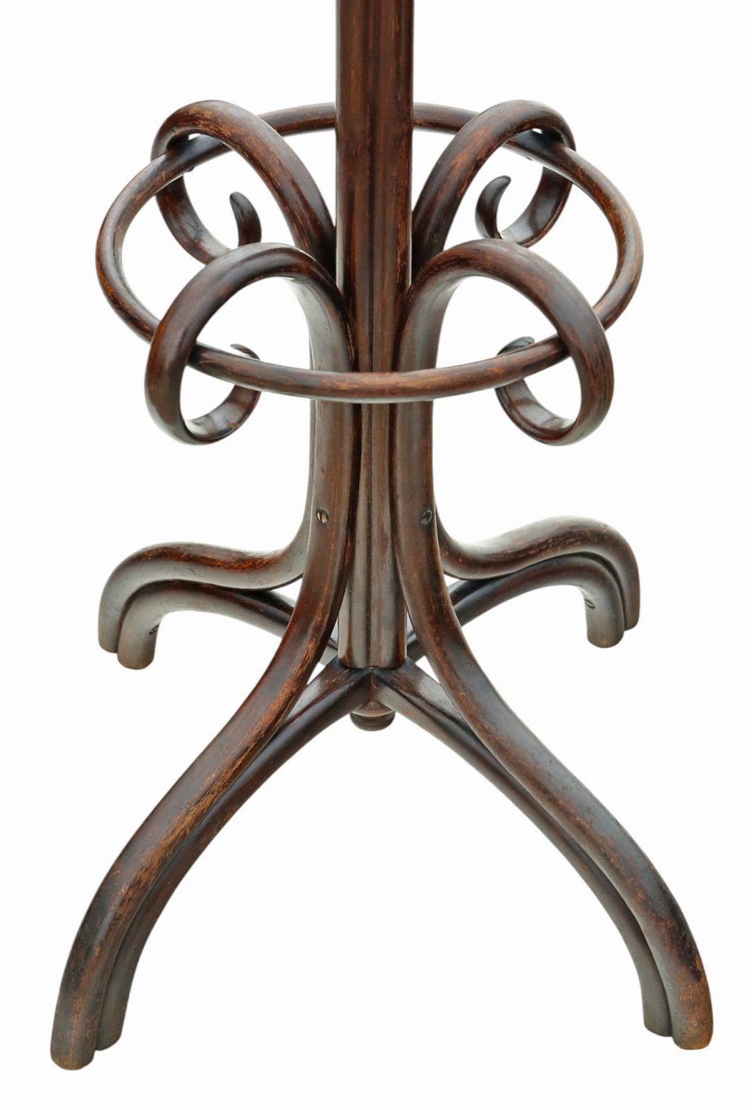 Antique C.1900 Large Bentwood Coat & Hat Stand – Quality Hall Rack photo for sale