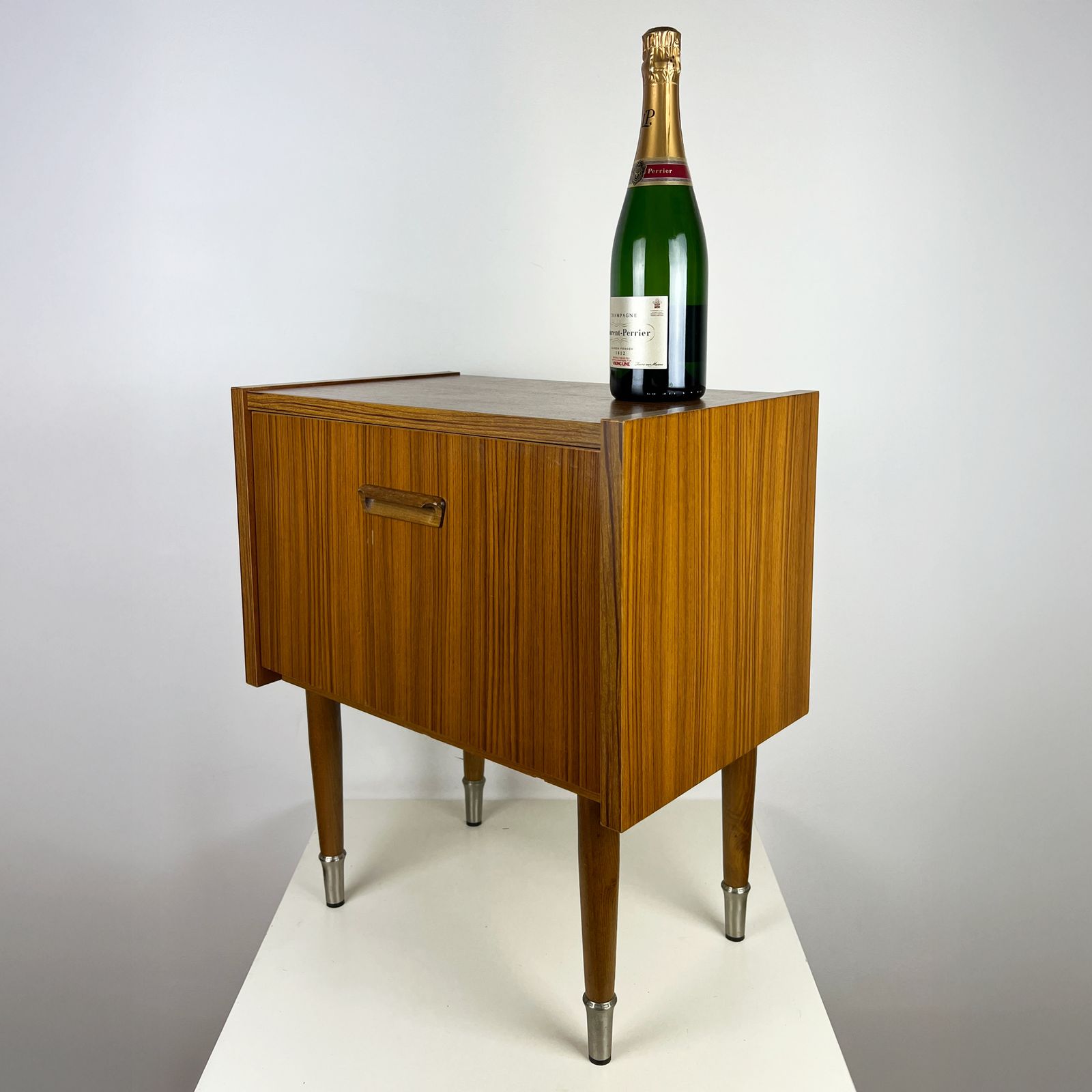 Mid Century Modern Scandinavian Side Table photo vintage