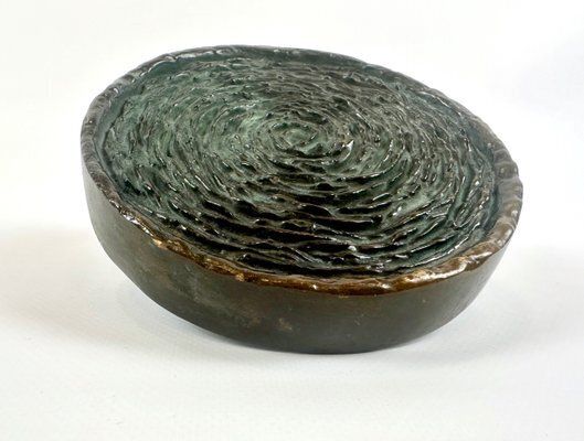 Brutalist Bronze Push And Pull Alpana Door Handle, 1970s photo for sale