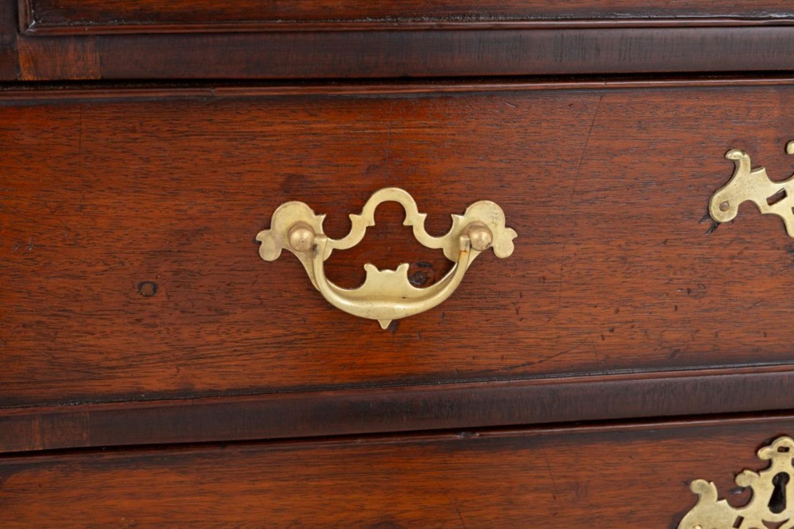 Georgian Bureau Desk Mahogany Period Antique photo 1450.0