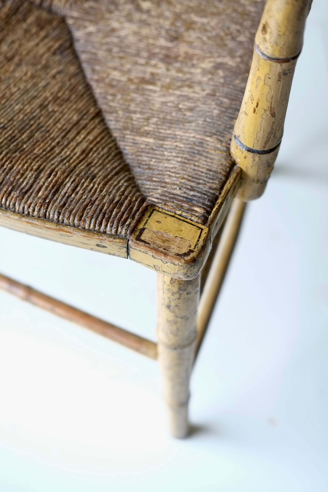 photo vintage 19th Century Faux Bamboo Sussex Chair