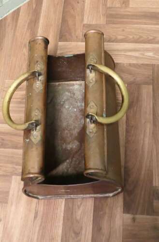 Arts And Crafts Copper Gladstone Bag, Planterarts And Crafts Copper Gladstone Bag, Planter photo vinterior