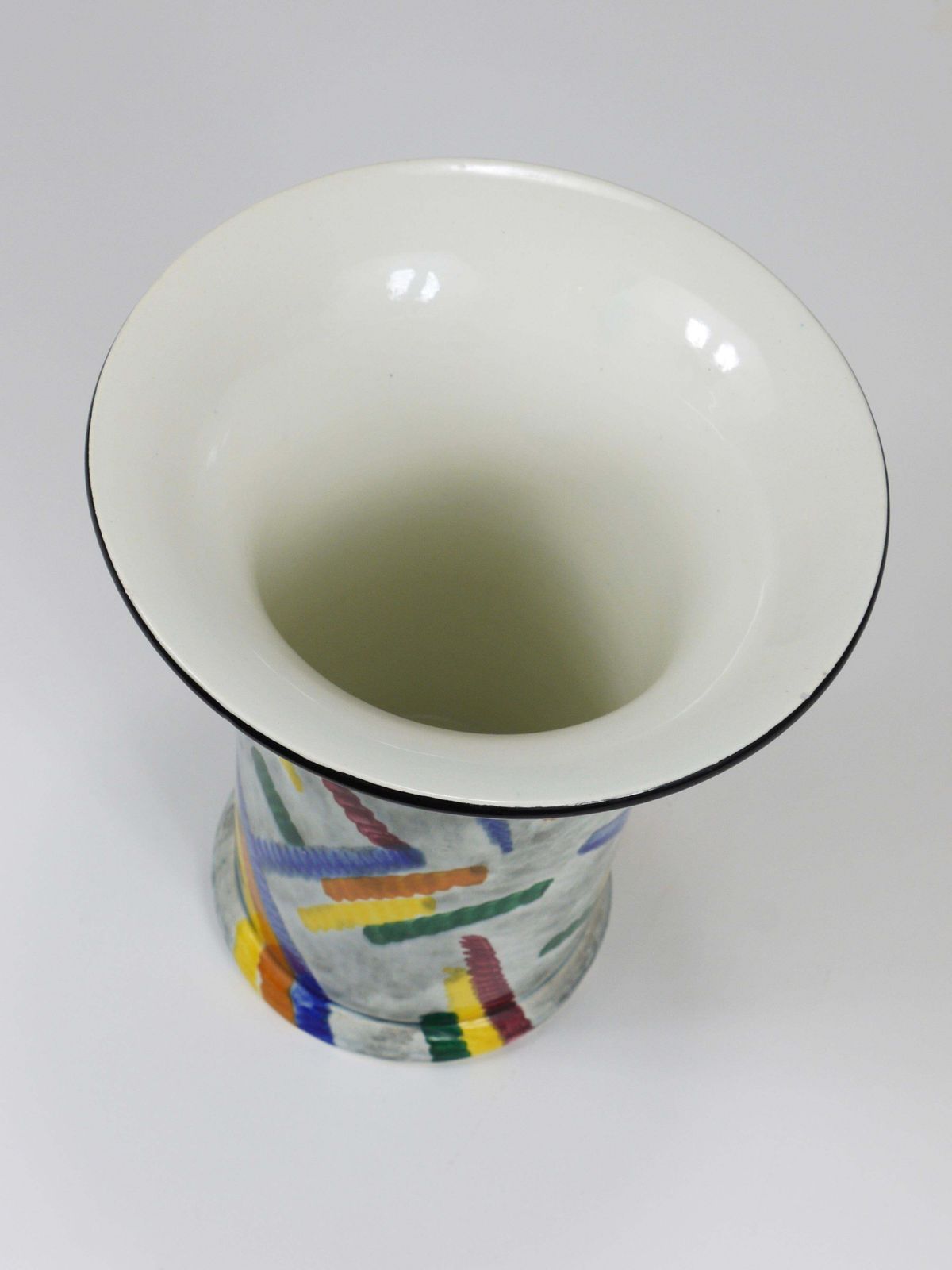 photo vintage Eva Zeisel Art Deco Bauhaus Pottery Vase, Smf Schramberg, Germany 1920s