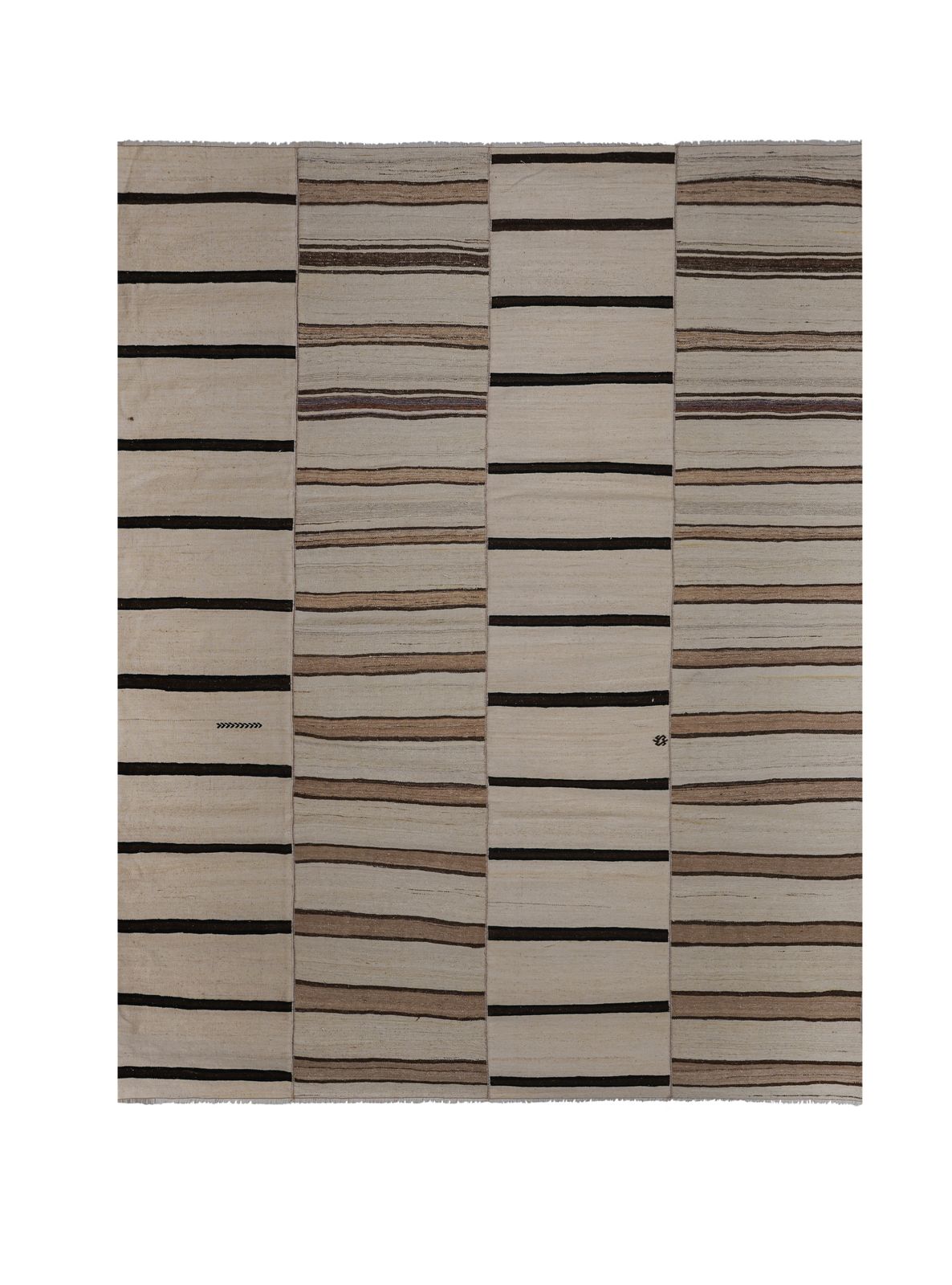 Decorative Oversized Turkish Kilim Rug 9'4'' X 12'6''