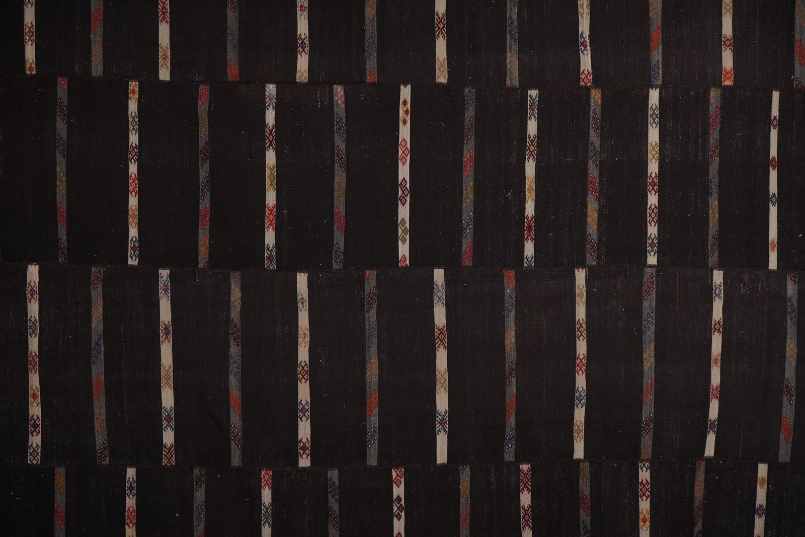Mid 20th Century Handmade Turkish Flatweave Kilim Gallery Rug 9'5'' X 11'2'' photo Textiles