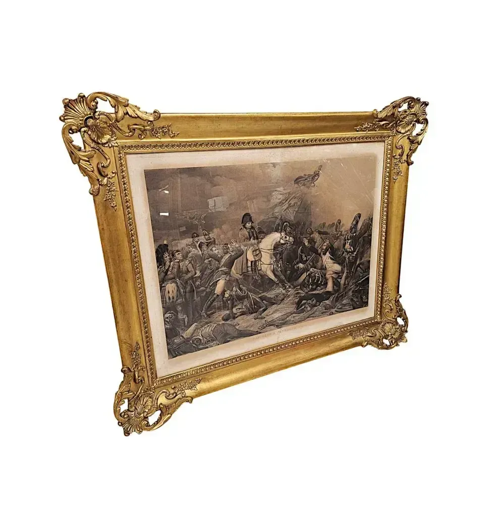 A Very Fine 19th Century Set Of Three Massive Prints Of Napoleon photo Art
