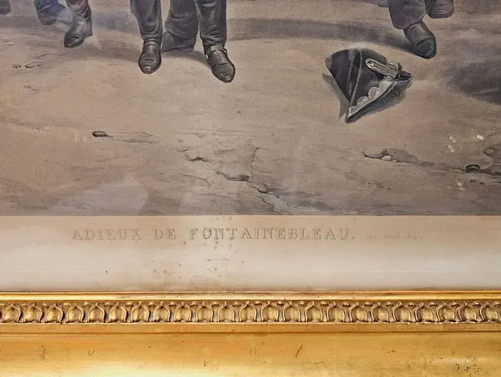 photo vinterior A Very Fine 19th Century Set Of Three Massive Prints Of Napoleon