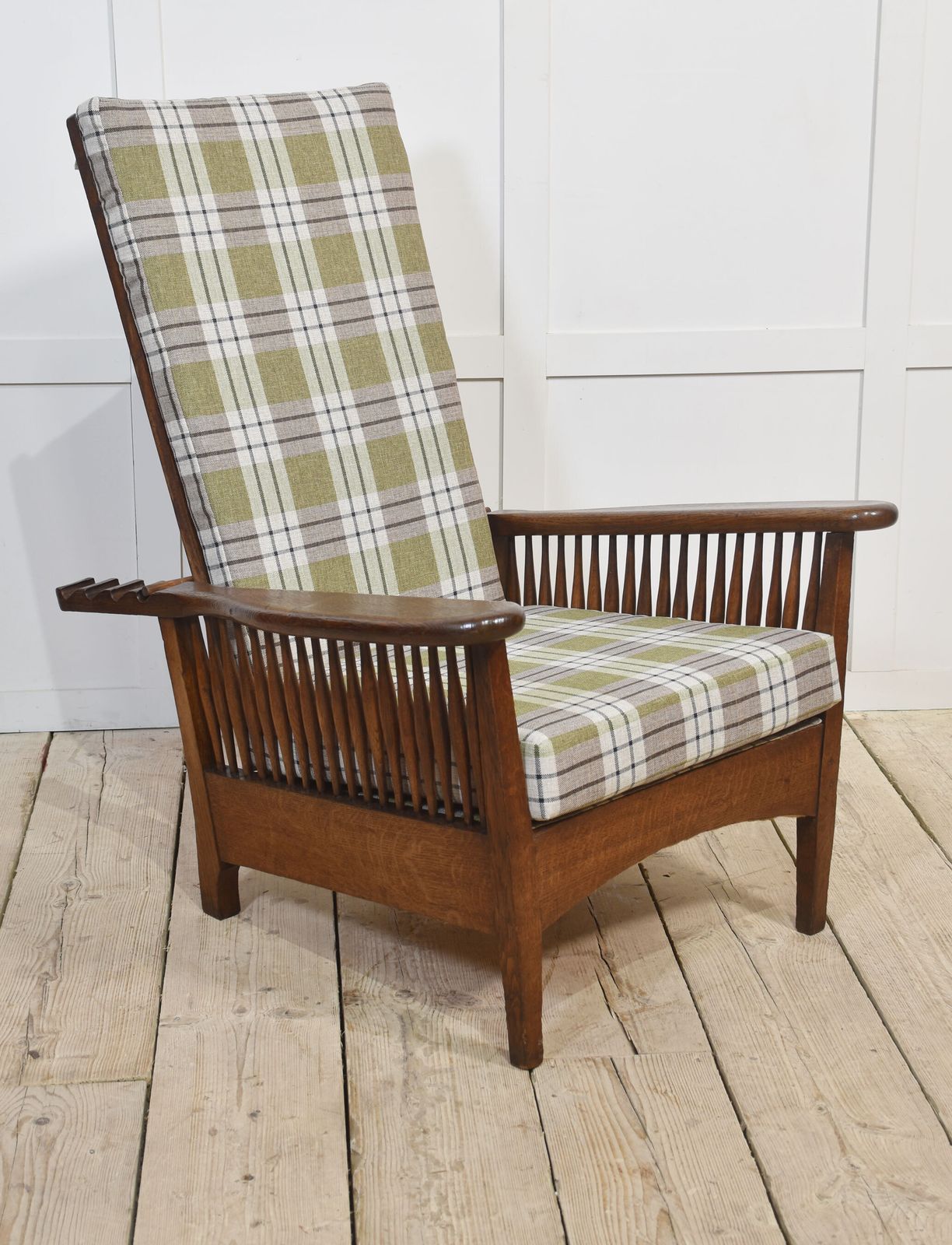 Oak Reclining Armchair, Early 20th Century photo furniture