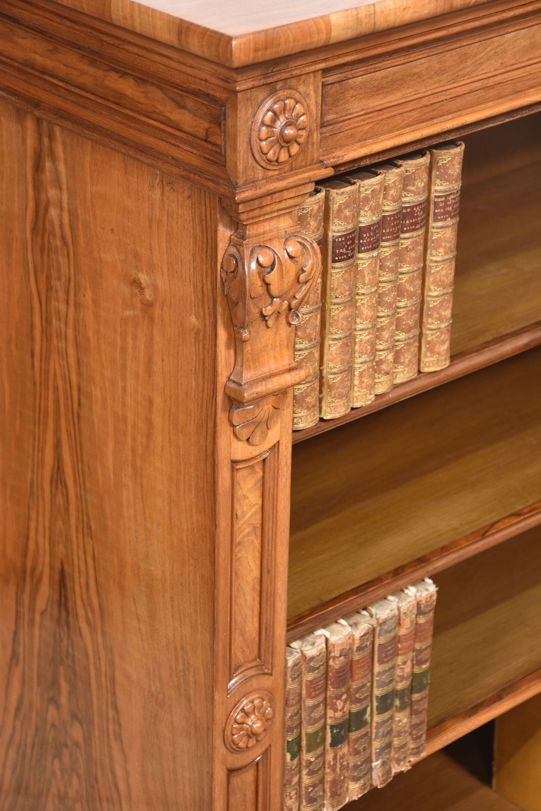 Pair Of 19th Century Walnut Open Bookcases photo vinterior