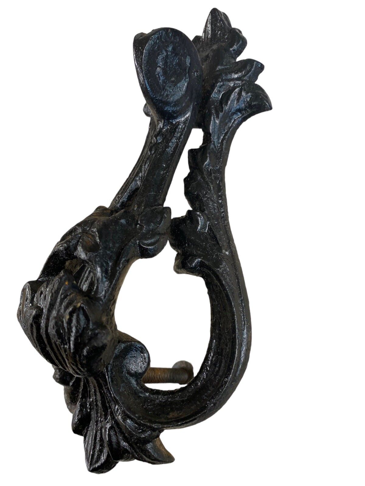 Kenrick Victorian Cast Iron Front Door Knocker Antique Old Period Metal Reclaim photo for sale