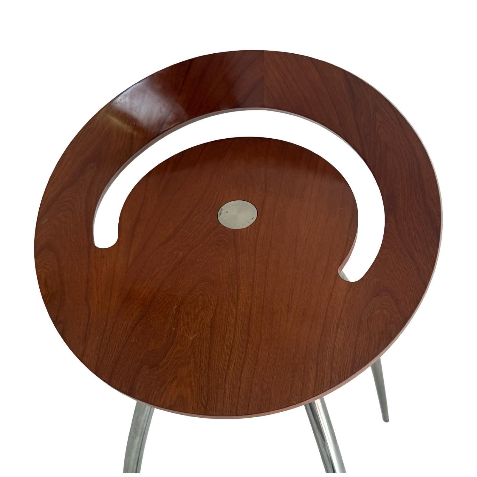 Sigurdur Thorsteinsson   Design Group Italia   Magis   Barstool Model 'Lyra'   Walnut Seat (Weird!) photo for sale