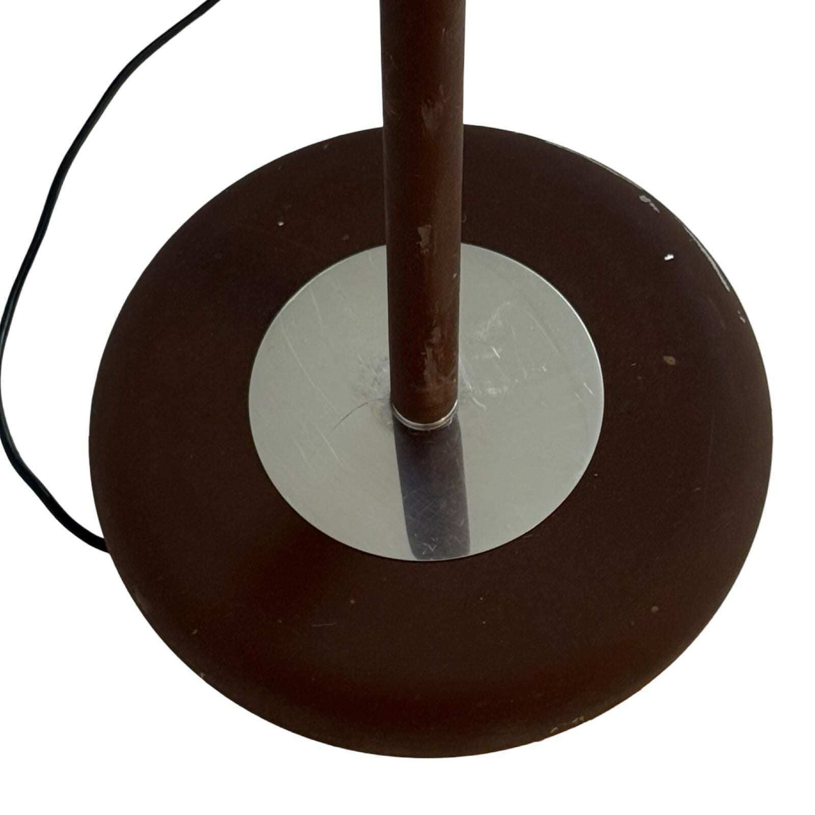 Dijkstra   Rare Model   Space Age Design / Mcm Floor Lamp With Two Arcs   Smoked Acrylic photo vinterior