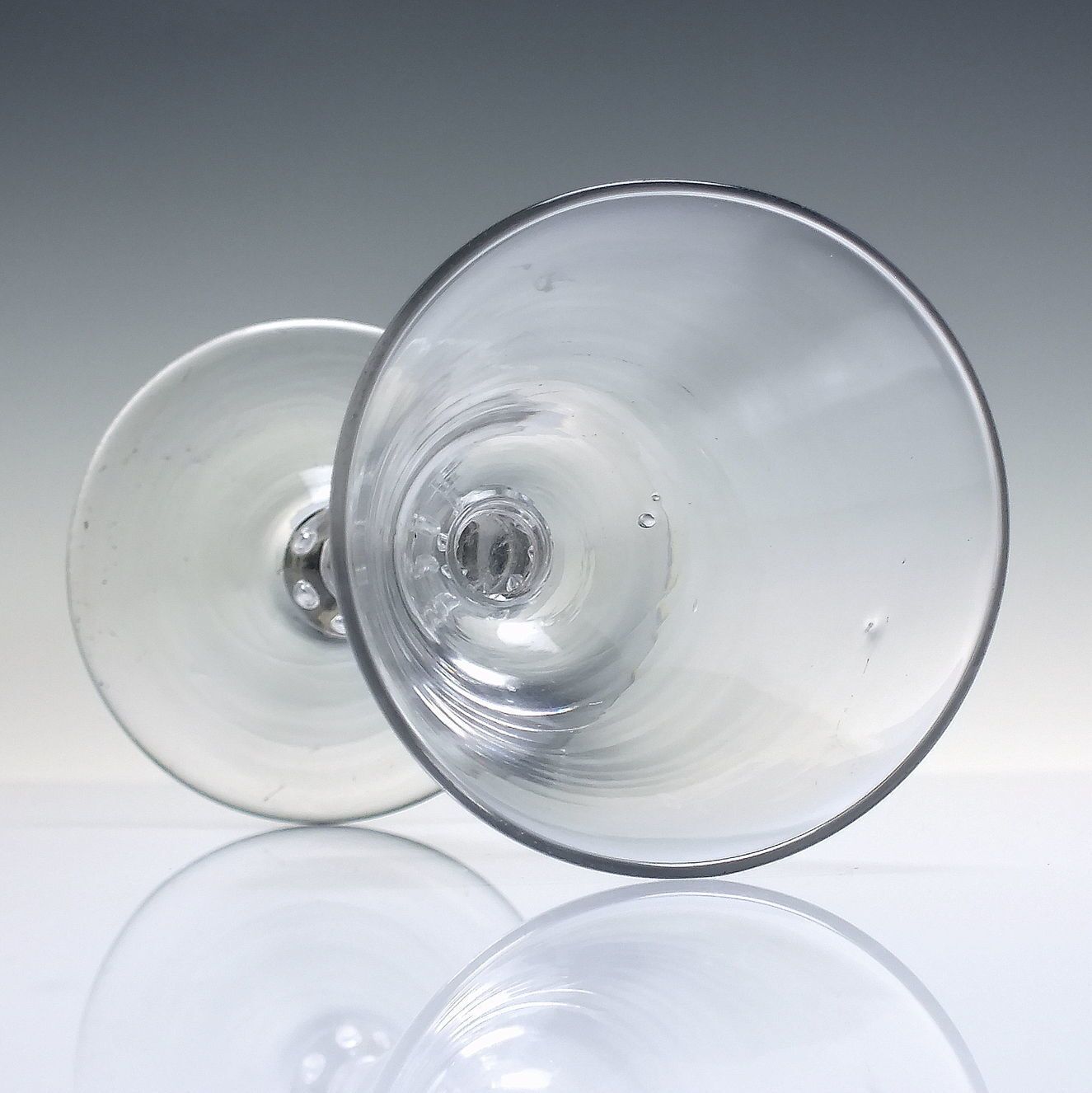 18th Century Light Baluster Wine Glass C1750 Ex Cranch Collection photo Home Decor